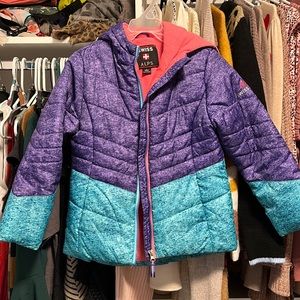 Girls Swiss Alps puffer coat